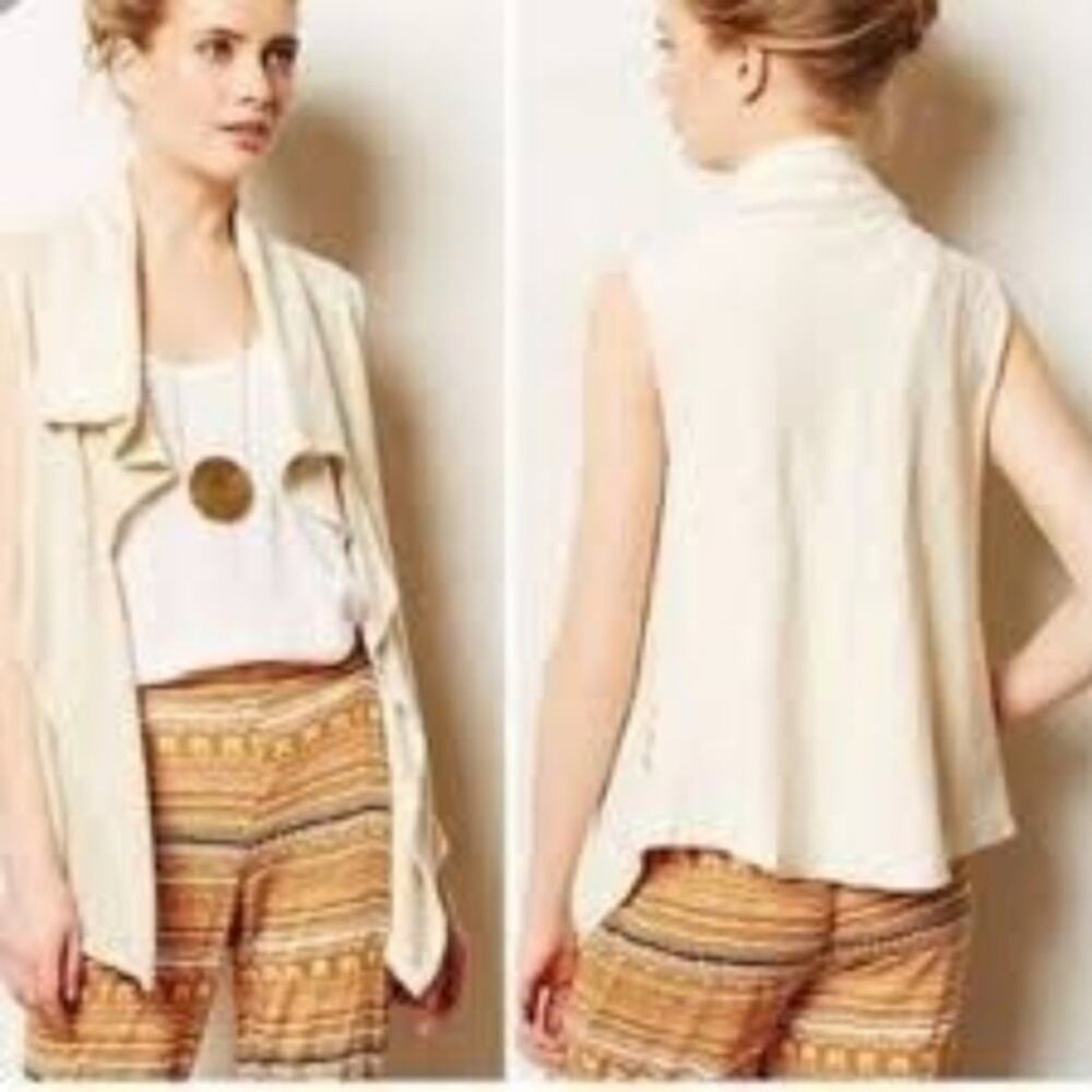 Anthropologie Puella Madeira Vest Size Small